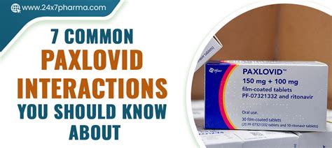 Paxlovid Interactions You Should Know About | 24x7 Pharma