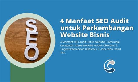 4 Manfaat SEO Audit Untuk Perkembangan Website Bisnis Creativism