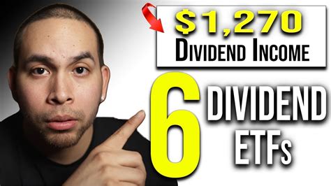 6 BEST Dividend ETFs To Earn UNLIMITED Income Massive Growth High