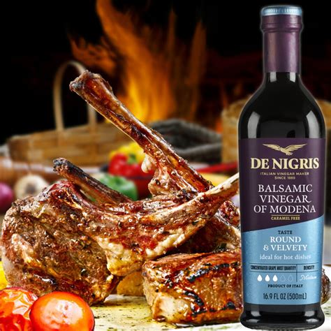 Irish Rack Of Lamb With Beans And Balsamic Vinegar De Nigris