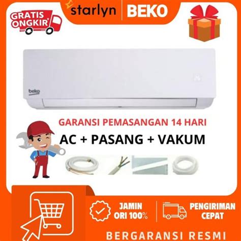 Jual Ready Beko AC 1 2 PK BSFSA050 PASANG BSFSA 050 R32 LOW WATT