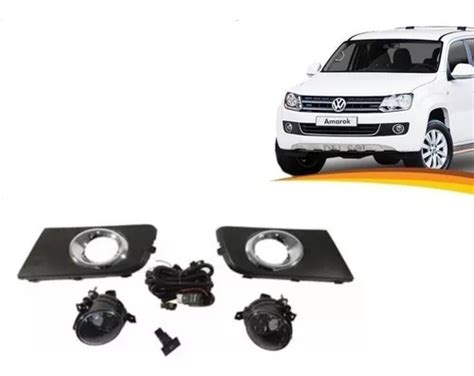 Neblineros Volkswagen Amarok 2010 2017 Kit Bisel Cromado Cuotas Sin