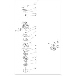 Carburettor Assembly For Makita Em U Brushcutter L S Engineers