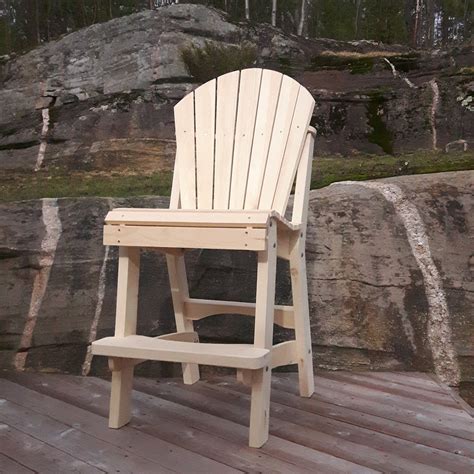 Adirondack Tall Chairs DWG Files For CNC Machines Etsy