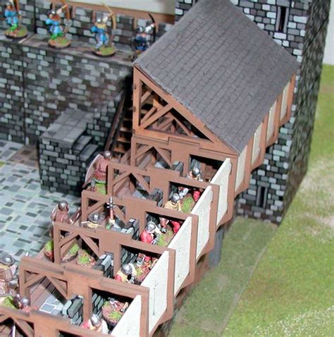 Tabletop Fix Sally 4th Hoarding Kits For 28mm Castle Walls