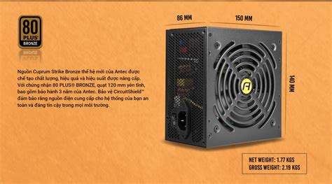 Ngu N Antec Cuprum Strike Csk W Plus Bronze M U En