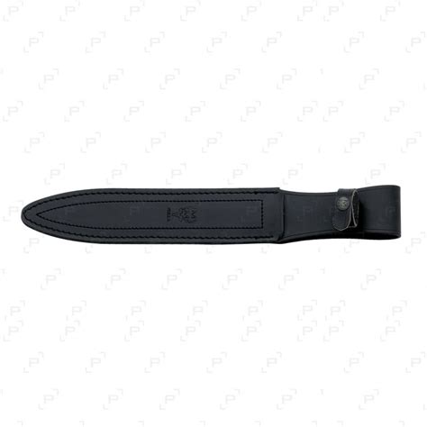 Dague De Chasse MUELA ESCORP Manche Gomme Noire Lame 19 Cm Armurerie