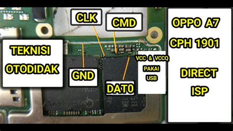 Pin Direct Isp Pin Direct Emmc Oppo A7 Tested Via Ufi Box Trik Service Hp Video Tutorial