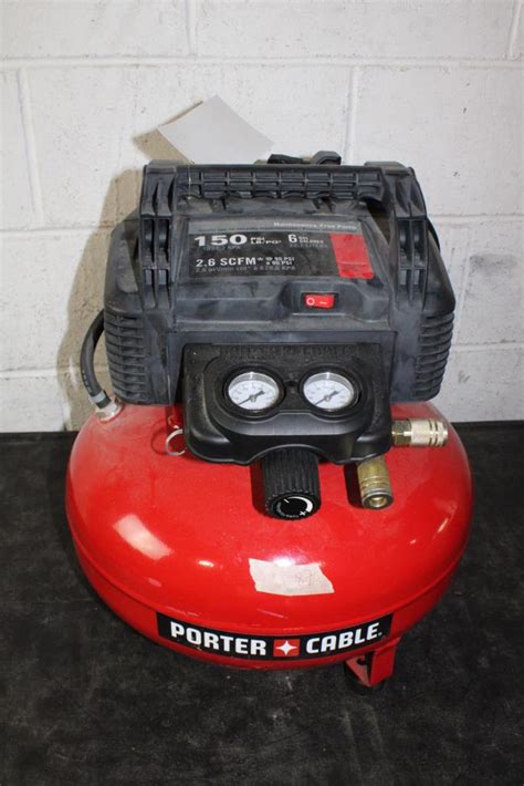 Porter Cable 6 Gal 150 Psi Compressor Property Room