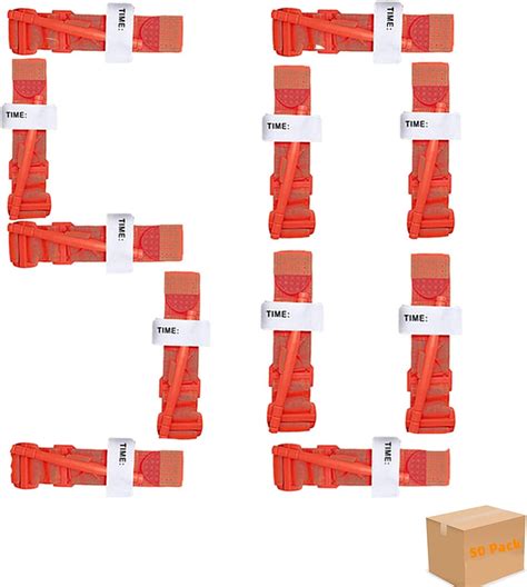 Amazon Tourniquet 50 Pack Orange Tourniquets Outdoor Combat