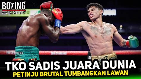 Hasil Tinju Dunia Tko Sadis Juara Dunia Ryan Garcia Vs Emmanuel