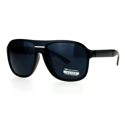 Sa106 Sa106 Mirrored Mirror Mens Luxury Racer Plastic Aviator Sunglasses All Black Walmart