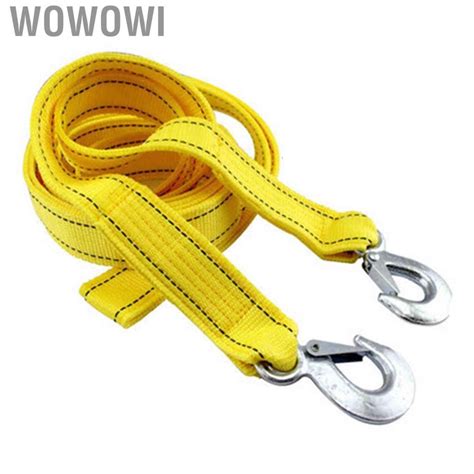 Wowowi Towing Strap Recovery Nylon Wearproof High Strength 5 Ton Load