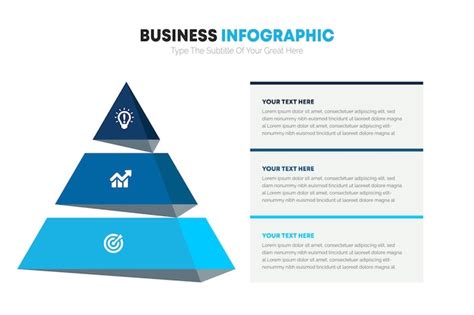 Premium Vector Pyramid Infographic Template Steps Template Vector