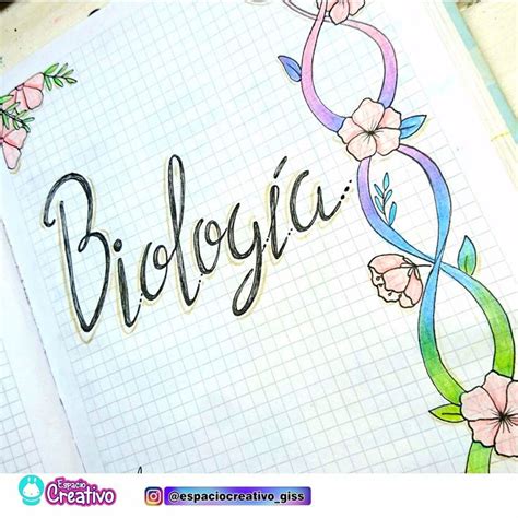 Portada Creativa Apuntes De Biolog A Biolog A Biology Portadas