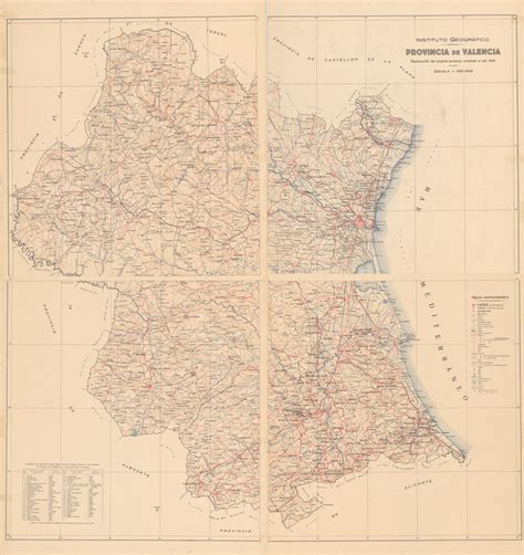 Valencia Provincia Mapas Generales