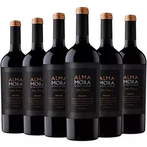 Vino Alma Mora Malbec Select Reserve Tinto Pack X Almacen Mercadolibre