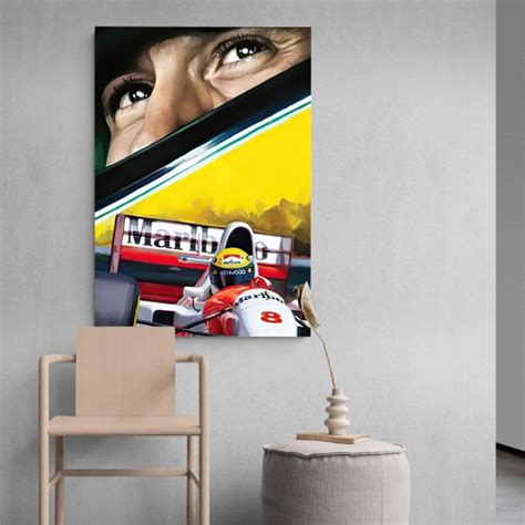 Cuadro Decorativo De Ayrton Senna Soyfan