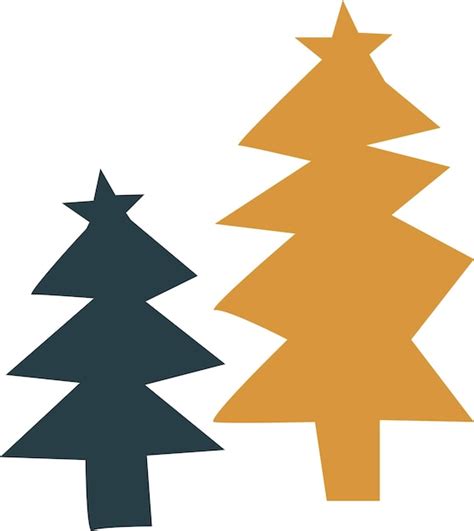 Premium Vector Abstract Christmas Tree Star Icon