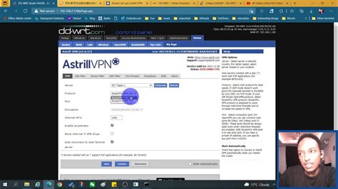 Astrill VPN Applet Setup On Wi Fi Router Through DD WRT YouTube