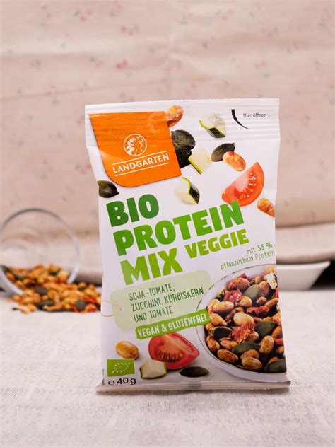 Bio Protein Mix Veggie Landgarten At Bio Snacks Seit