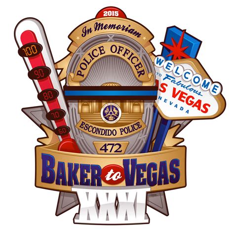 Baker to Vegas Law Enforcement Run T-Shirt Design by BurningEyeStudios on DeviantArt