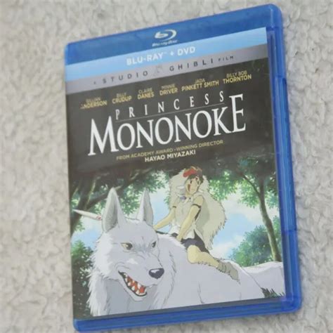 Studio Ghibli Princess Mononoke Disc Blu Ray Dvd Set Anime Hayao