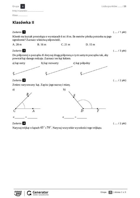 Figury Geometryczne Worksheet