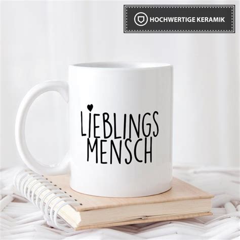 Tasse Lieblingsmensch Schwarz 10 95