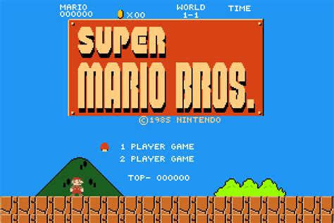 Mario Bros Title Screen Atelier Yuwa Ciao Jp