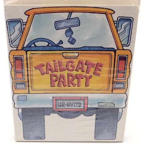 Vintage Tailgate Party Invitations - Etsy