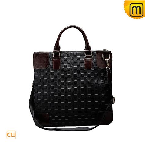 Mens Leather Business Tote Bags CW971206