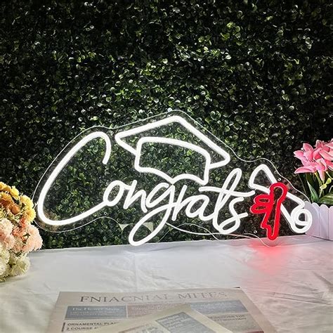 Amazon Congrats Grad Neon Sign Custom Led Neon Sign Congrat Neon