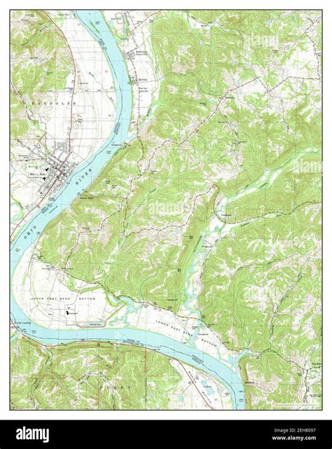 Rising Sun Indiana Map 1981 124000 United States Of America By