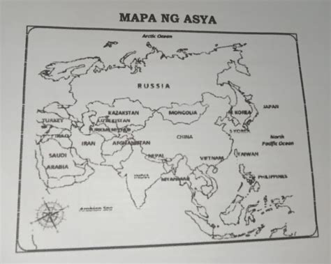 mapa nakop panuto bakatin ang mapa ng asya sa iyong  vrogueco