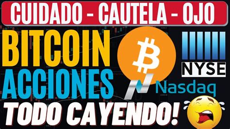 Bitcoin Y Acciones Cayendo Nuevamente Hoy Sorteo Youtube