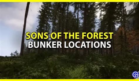 D Nde Encontrar Todos Los Bunkers En Sons Of The Forest Ubicaci N En