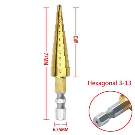 Enclume Pc Hexagon Foret Tag Rev Tu De Titane Hss