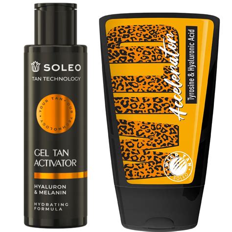 Soleo Tan Technology Gel Tan Activator Wild Tan Accelerator Gratis