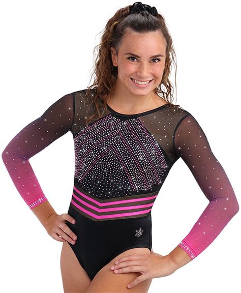 Pink Gymnastics Leotards For Girls