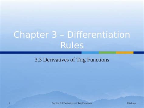 Pptx Chapter 3 Differentiation Rules Dokumentips