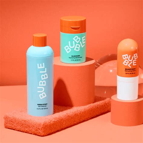 Bubble Skincare 3 Step Hydrating Routine Bundle For Normal To Dry Skin