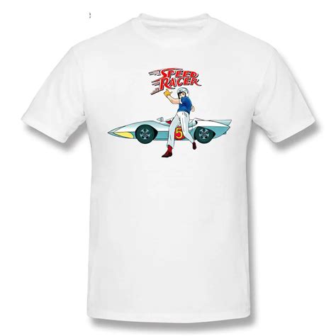 Camiseta Gr Fica De Moda De Dibujos Animados Anime Speed Racer Go