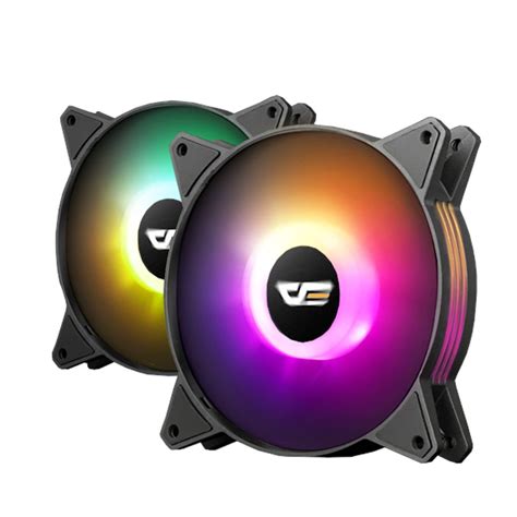 Jual Aigo DarkFlash C6 Aurora Spectrum RGB Rainbow LED 12CM Case Fan