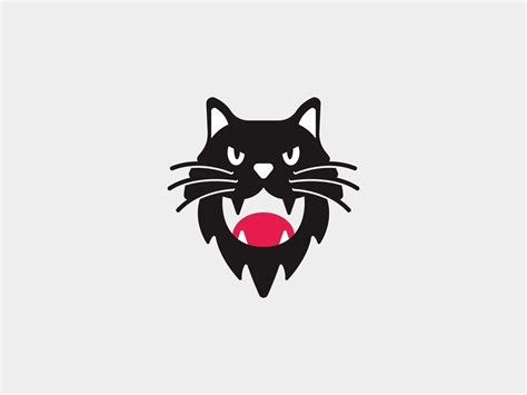 Black cat logo by Hasan Almas on Dribbble