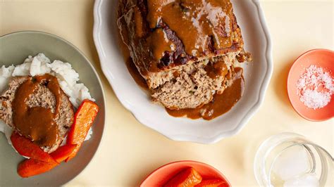 Pain de viande bio au porc haché et sauce à la moutarde QuébecBio