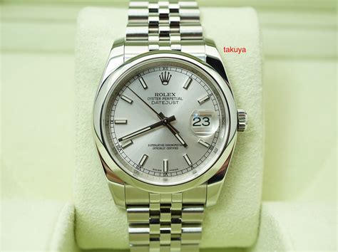 Fsot Rolex Datejust Mm Silver Stick Dial Jubilee Band Random