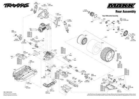 Exploded View Traxxas Maxx 18 4wd Tqi Rtr Rear Part Astra