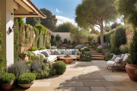 Mediterranean Inspired Garden Design Redcliffe Landscape Gardeners