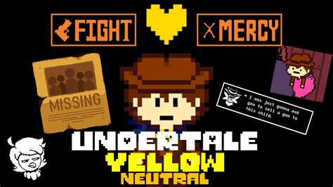 UNDERTALE YELLOW Flowey Neutral Fases 1 Y 2 Final YouTube